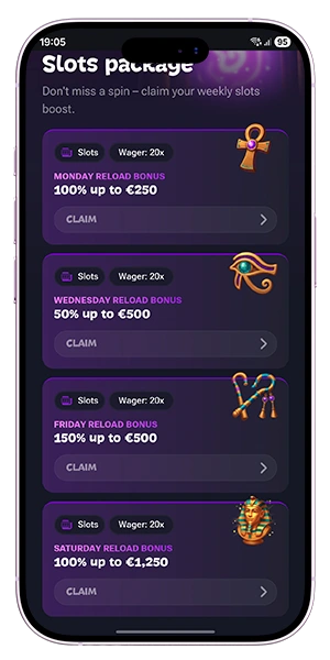 Gxmble weekly bonuses